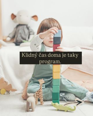 Po Vánocích je úplně v pořádku zpomalit. 💙 Pro děti je to často období plné změn, podnětů a emocí a klidný čas doma jim...